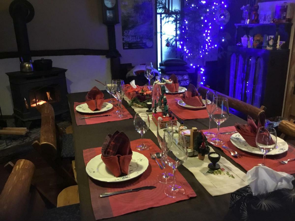 古民家の宿 ふるま家 Furumaya House Gastronomic Farmstay In Deep Kyoto Fukuchiyama Exteriör bild